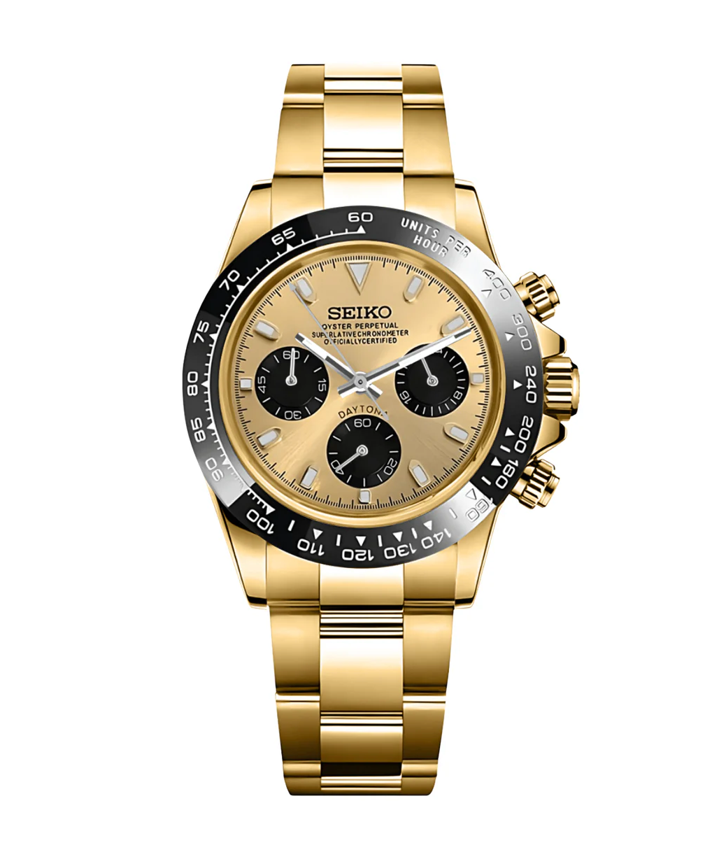Seiko Mod Daytona Gold