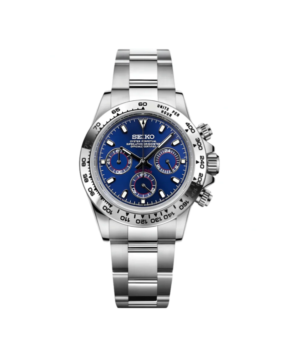 Seiko Mod Daytona Blue