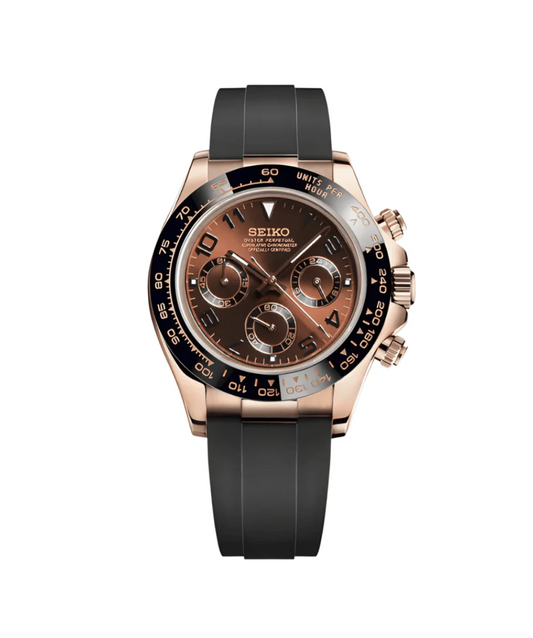 Seiko Mod Daytona Chocolate - Silicone