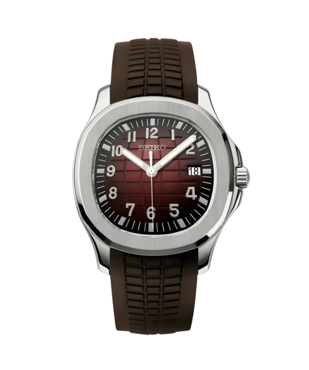 Seiko Mod Aquanaut Silver Chocolate